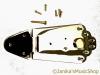 GOLD SEMI ACOUSTIC GUITAR TAILPIECE